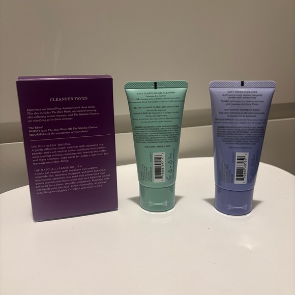 TATCHA Cleanser Favorites: Rice
Wash & Matcha Cleanser Gift Set - Picture 4 of 5